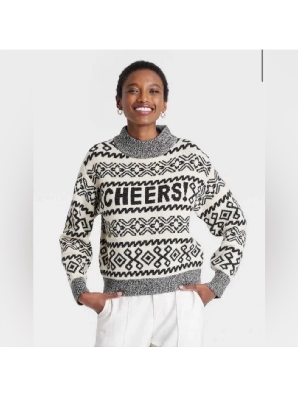 A New Day CHEERS Sweater M